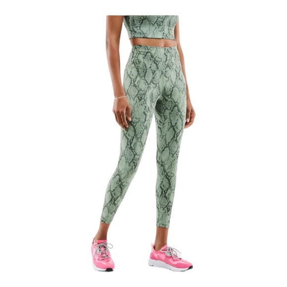 Fabletics Pants - Fabletics Define PowerHold® High-Waisted 7/8 Legging in Cactus Snake Size Small